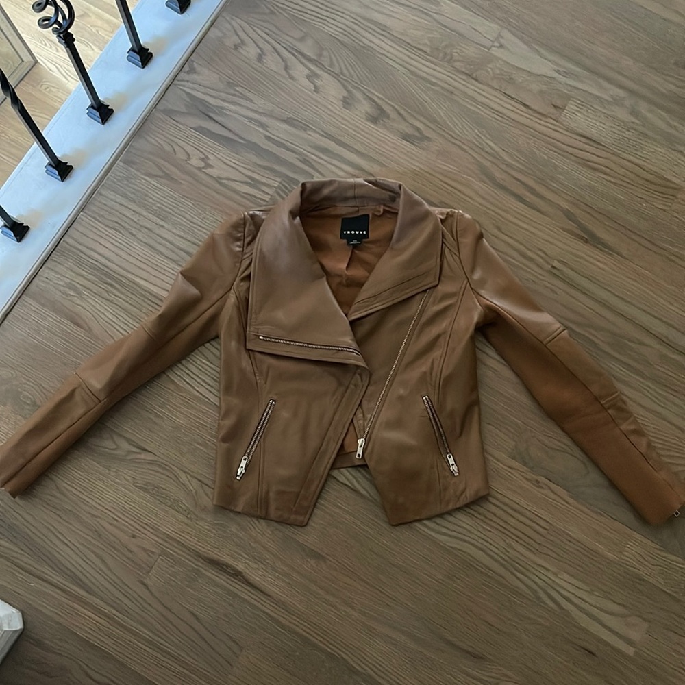 Xxs Trouvé real leather jacket